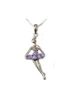  Purple Ballerina Necklace