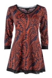  Sheer Trim Tunic
