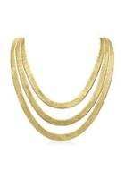  Gold Herringbone Necklace