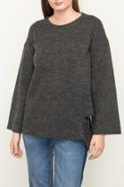  Distressed Charcoal Sweater
