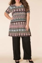  Multicolored Tribal Top