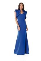  Colbalt-blue Classic Gown