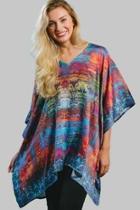  Colorful Satin Tunic