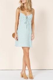  Sage Gingham Dress
