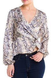  Snake Wrap Blouse