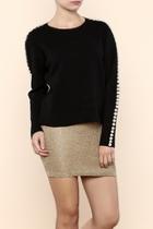  Pearl Black Sweater