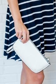  White Clutch Crossbody