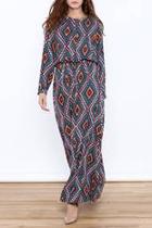  Gypsy Print Dress
