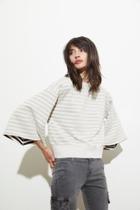  Delia Striped Sweatshirt