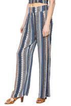  Blue Print Pants