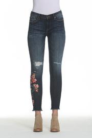  Snake Floral Embroidered Jackie Jean