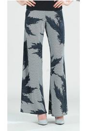  Feather Print Palazzo Pant