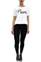  Paris Crop Tee