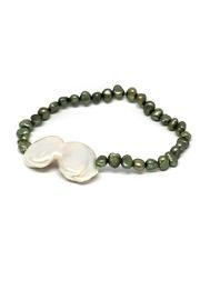  Green Pearl Bracelet