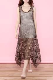  Sheer Brown Dress