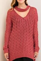  Raspberry Soft Sweater