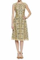  Eyelet Flare Dress