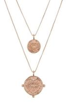  Double Coin Necklaces