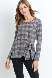  Plaid Side Tie