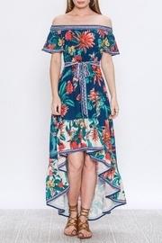  Hi-low Off-shoulder Dress