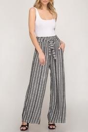  Smocked Knit Pants