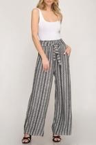  Smocked Knit Pants