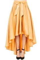  Gold Asymmetrical Skirt