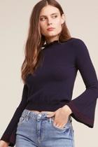  Bell-sleeve Sweater