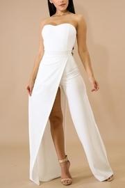  White Tube Jumpsuit