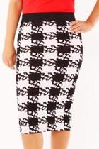  Rectangles Pencil Skirt