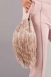  Fringed Rose-gold Clutch