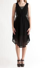  Sequin Contrast Dress
