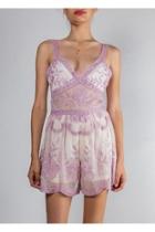  Victorian-lace Sweetheart Romper