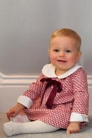  Red Patterend Dress.