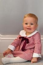  Red Patterend Dress.