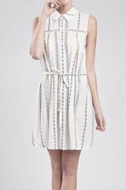 Cream Sleeveless Dress