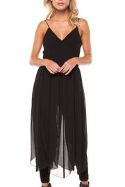  Self-sash Romper Dress