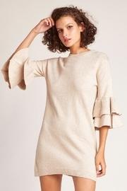  Ruffle Sweater Dress
