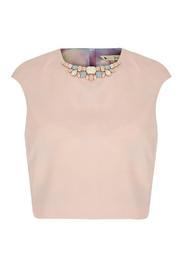  Embellished Crop Top