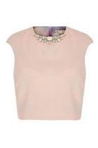  Embellished Crop Top
