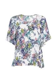  Tropic Print Top