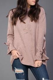  Oversized Mauve Sweater