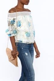  Floral Off The Shoulder Top