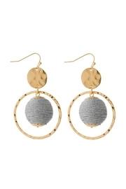  Pom Hoop Earrings