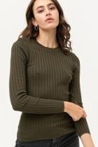  Fitted Ribbed Sweater