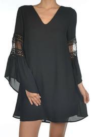  Trumpet Sleeve Dress