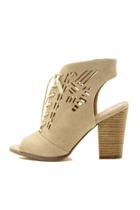  Laser Cut Tie Heels