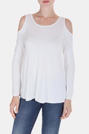  Cold-shoulder Basic Top