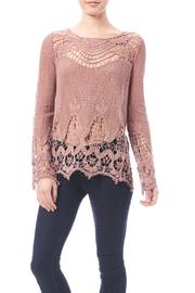  Mauve Crochet Top