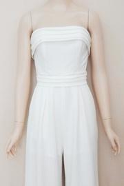  Strapless Ruffle Jumpsuit